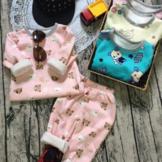 Bộ nỉ lót lông siêu cute