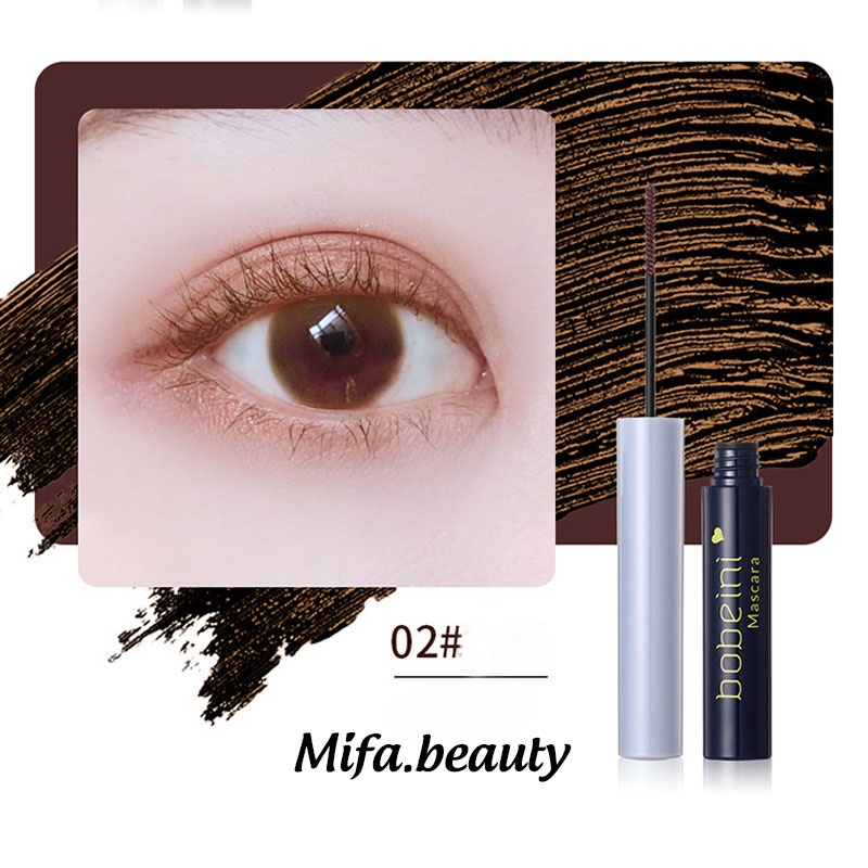 Mascara chuốt mi Bobeini vỏ xanh làm cong, dài mi, lâu trôi chính hãng Lameila Mifa