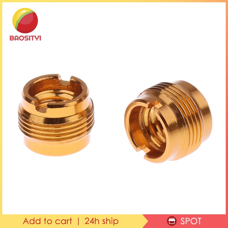 10 Ốc vít chuyển đổi ren 3 / 8 "đến 5 / 8" cho giá đỡ Mic, Vàng