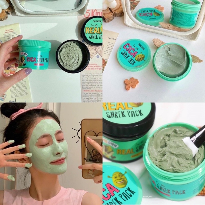 [NEW CICA] MẶT NẠ ĐẤT SÉT IM THE CICA SHERK PACK MASK