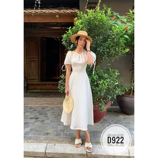 Bigsize Đầm maxi cổ yếm D922