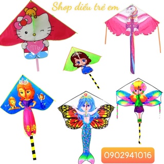 Diều hoạt hình - Tặng tay cầm thả diều 150m dây + túi vải đựng