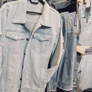 Áo khoác jeans nam nữ mẫu mới về so hot hit