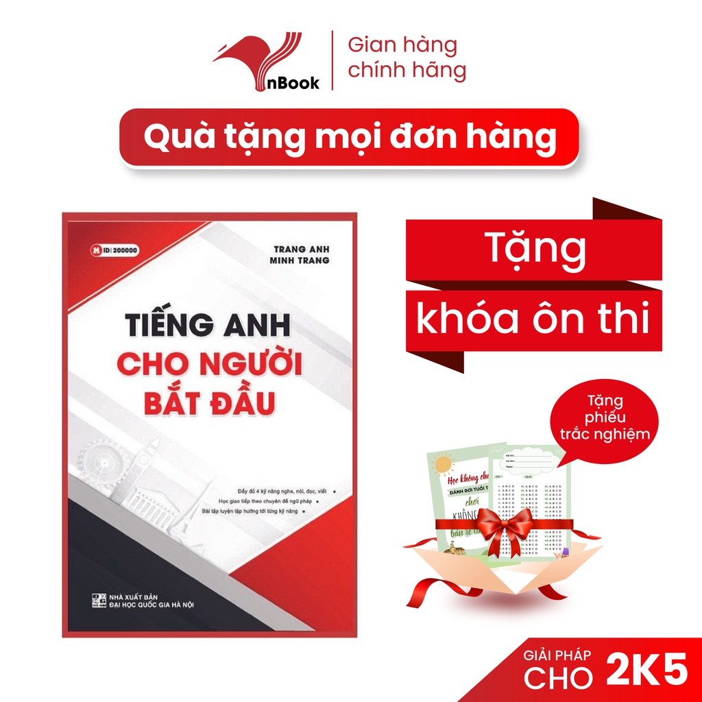 Sách - Tiếng anh cho người mất gốc- người mới bắt đầu cô Trang Anh