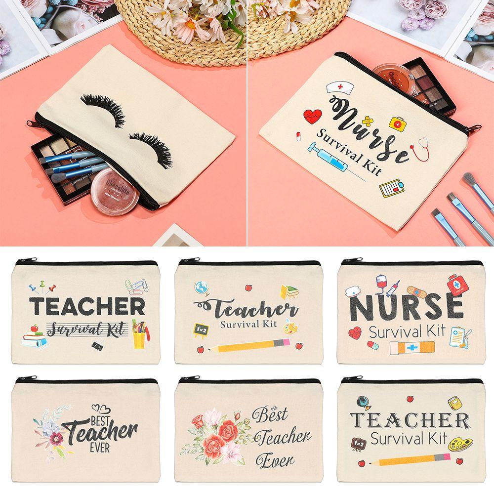 EBINLANDS Túi Đựng Đồ Trang Điểm Có Khóa Kéo Tiện Dụng