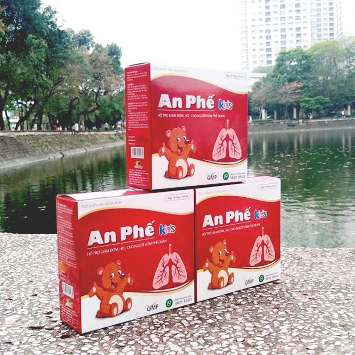 An Phế Kids - giảm ho đờm khò khè, viêm phế quản trẻ em