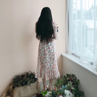 Đầm hoa đuôi cá