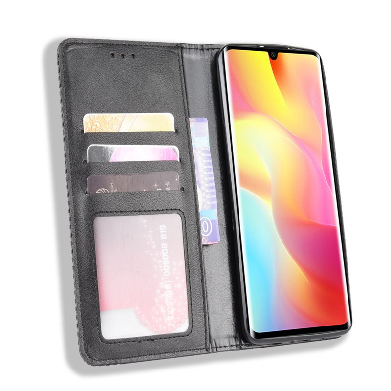 Bao da dạng ví Xiaomi Mi 11 5G, Mi 10T Pro 5G, Mi Note 10 Lite, Mi Note 10, Mi Note 10 Pro ngăn đựng thẻ tiền