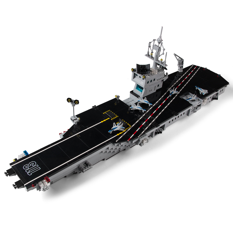 1000PCS En Soi 113 Dòng Quân Sự Hải Quân Lớn Máy Bay-Tàu Sân Bay Khối Xây Dựng Lego Mô Hình Lắp Ráp Tương Thích Cậu Bé Xếp Hình Đồ Chơi Cho Trẻ Em