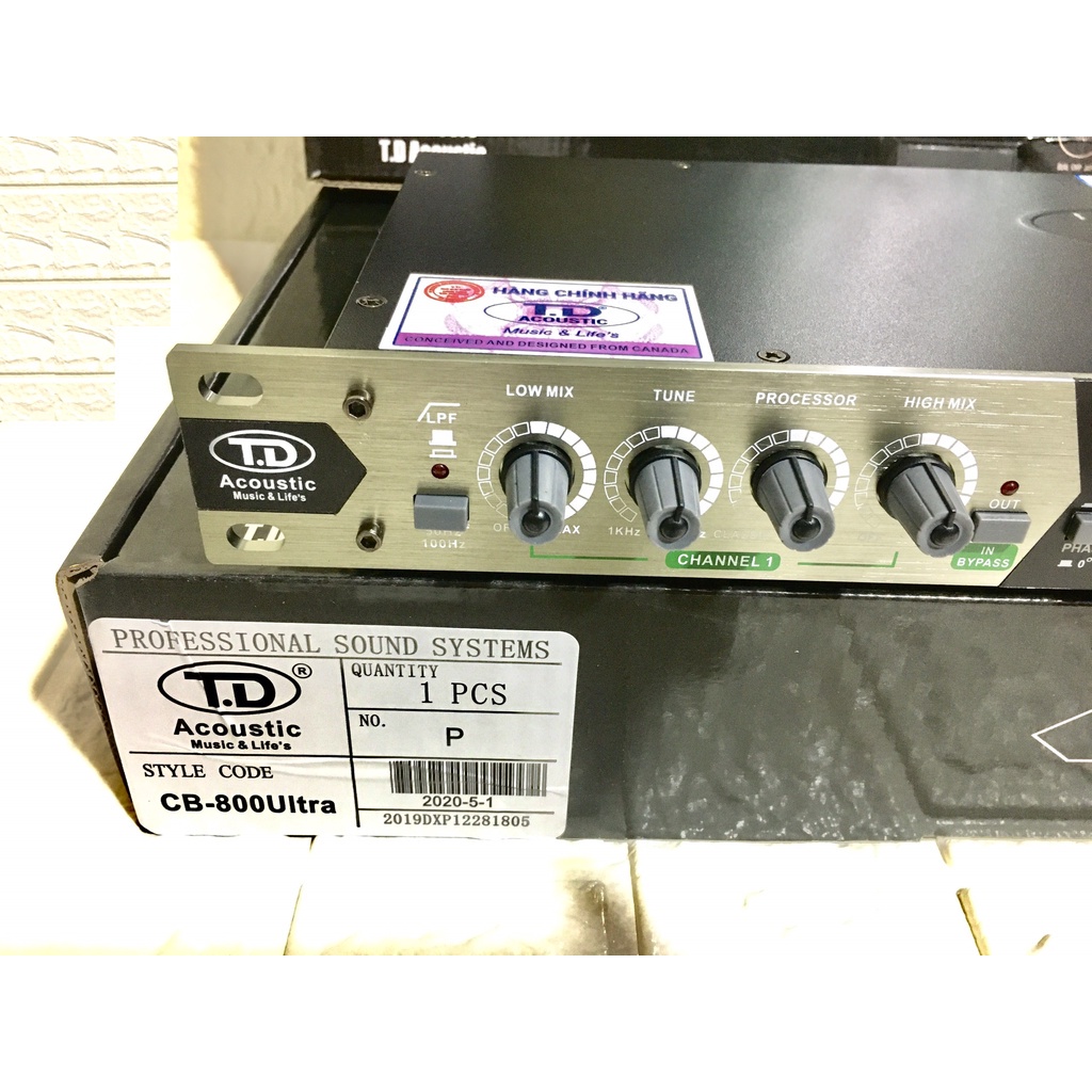 Nâng Tiếng TD CB800 untral Nâng Bass Căng,Treb Sáng. Chỉnh Nhạc Cực Hay Cho Bộ Dàn Âm Thanh Karaoke