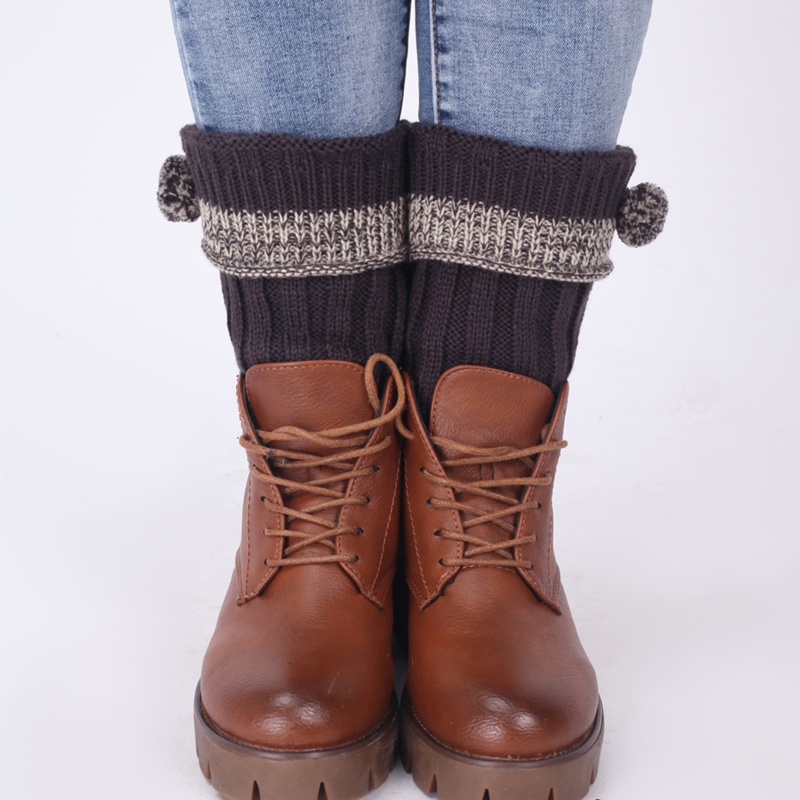 Youyo Vớ Ống Chân Dệt Kim Giữ Ấm Mùa Đông Cho Nữ