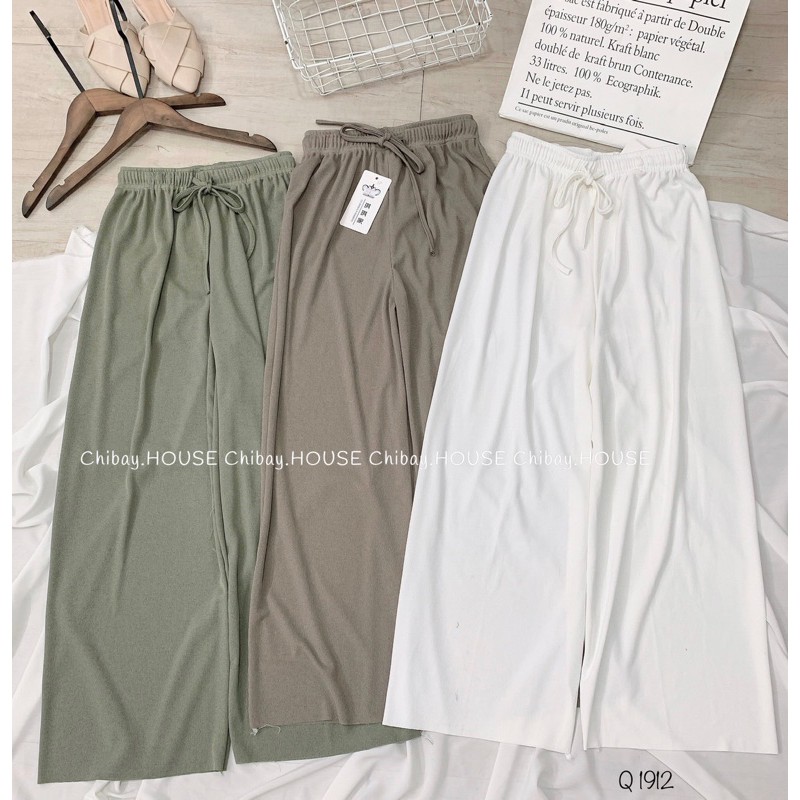 Quần ống rộng thun tăm chống nhăn ( Hình thật, đổi trả nếu không giống hình ) Q1912 | BigBuy360 - bigbuy360.vn