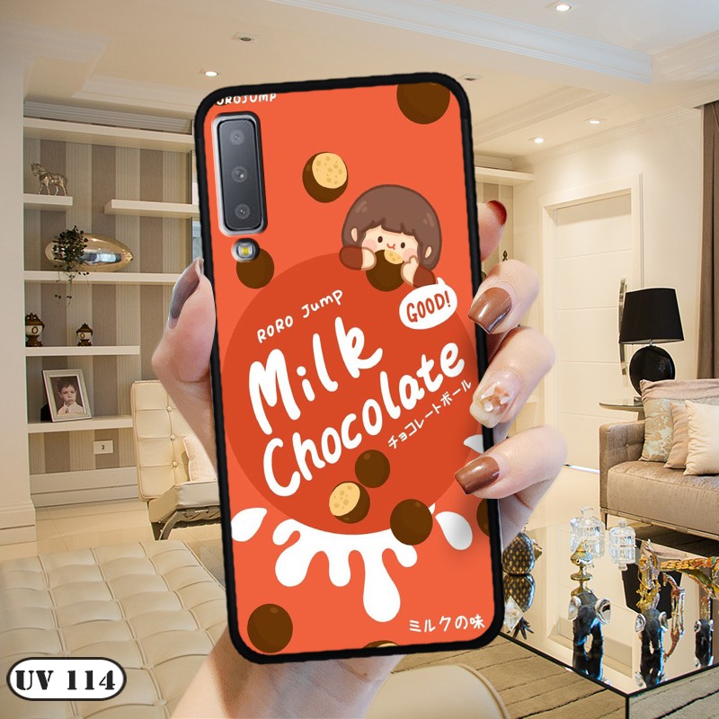 Ốp lưng điện thoại Samsung Galaxy A7 2018/ A70 - lưng nhám viền dẻo