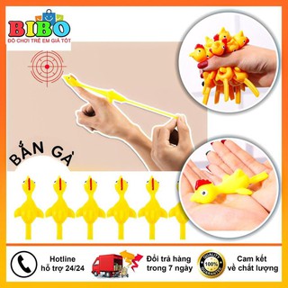 Gà dính tường, đồ chơi bắn gà vui nhộn, ná bắn gà cao su silicon, chất liệu an toàn không độc hại