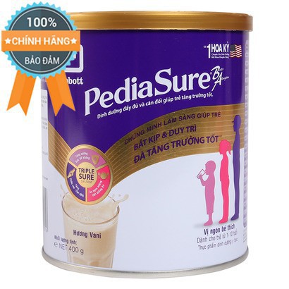 Sữa Pediasure BA 400g Mẫu Mới Date Mới Nhất 2020