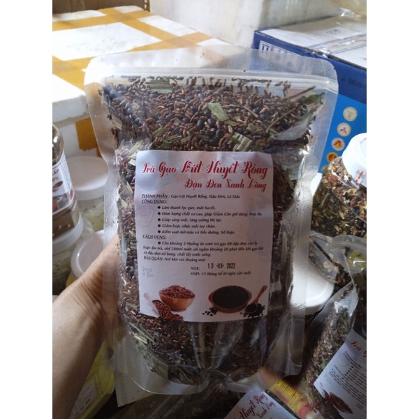 1 kg trà gạo lứt đậu đen lá dứa