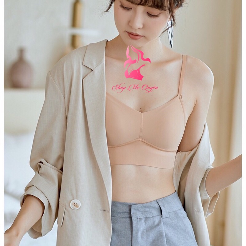 Áo lót bra nữ su lạnh mút mỏng không gọng, bản to che khuyết điểm, dáng áo ôm trọn ngực cho nàng tự tin cả ngày