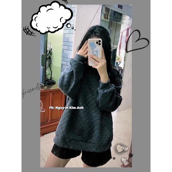 Áo   SWEATER dài tay chất siêu dày dặn kèm ảnh thật A06