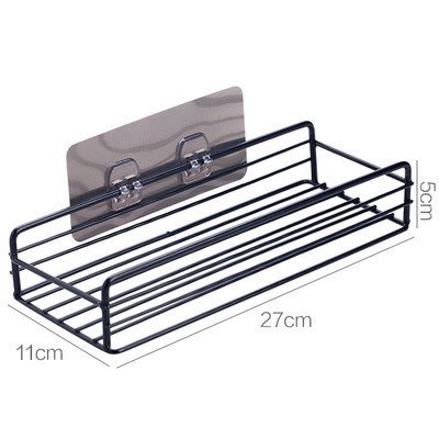 KỆ CHỮ NHẬT KHÔNG GỈ NHÀ TẮM, KỆ CHỮ NHẬT NHÀ BẾP DÁN TƯỜNG SIÊU DÍNH CHỊU LỰC 10KG 88284 Korea Store 88