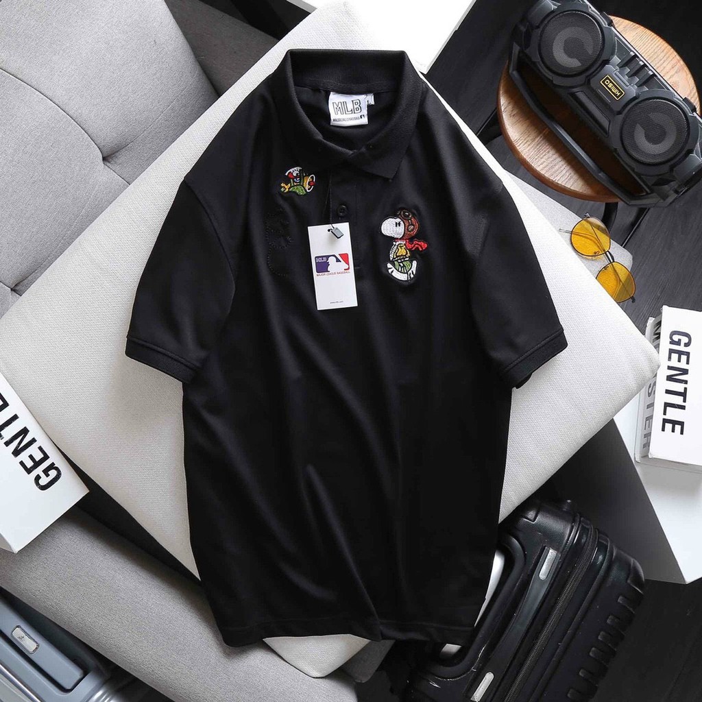 Áo thun nam cổ polo logo thêu cao cấp - sang trọng đẳng cấp thời trang mới LANA FASHION