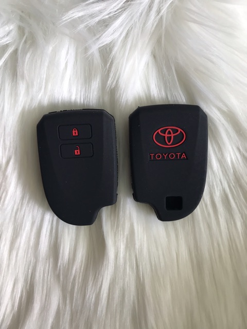 Bọc silicone bảo vệ chìa khoá thông minh TOYOTA VIOS YARIS 2nút bấm