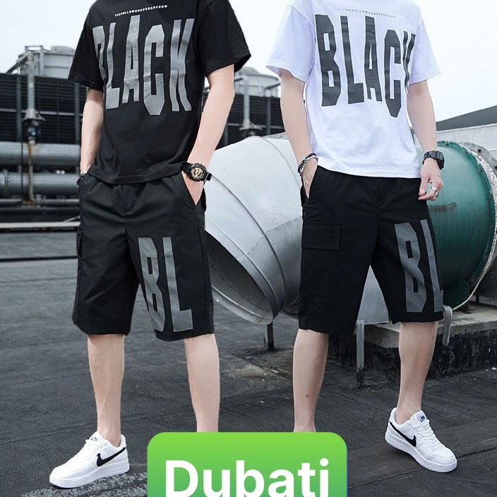 ĐỒ BỘ THỂ THAO CHỮ BLACK, SET ĐỒ BỘ THỂ THAO SANG CHẢNH MỚI NHẤT - DUBATI FASHION
