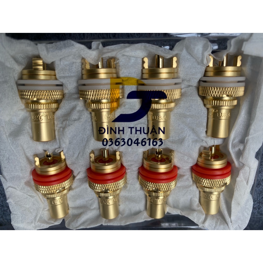 Cọc loa AV/ Cọc loa RCA CMC loại xịn xò mạ vàng