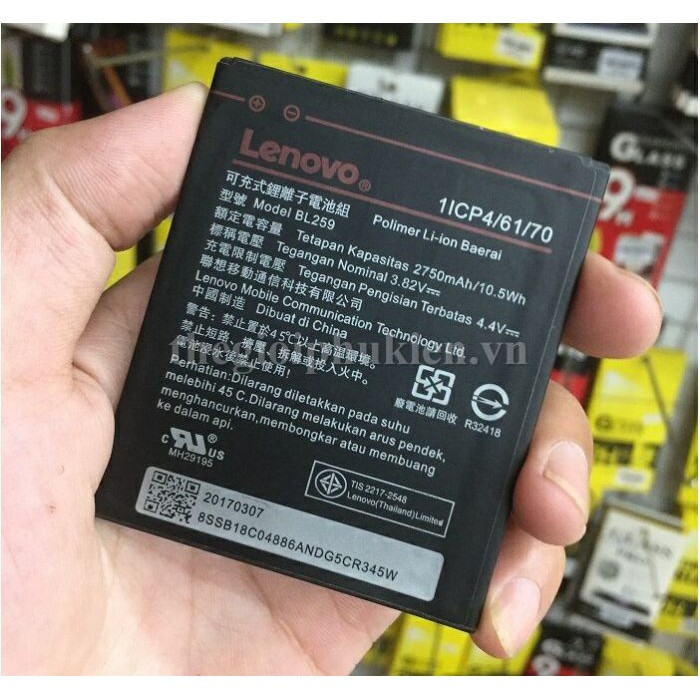 [SHIPNOW] Pin Lenovo Vibe K5 Plus A6020 (BL259) - 2750mAh Original Battery xịn bảo hành đổi mới