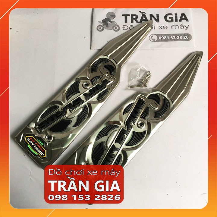 △Thảm lót để chân inox xe AB airblade 2020-2021-2022 tấm trải sàn gác air blade - phụ kiện trang trí