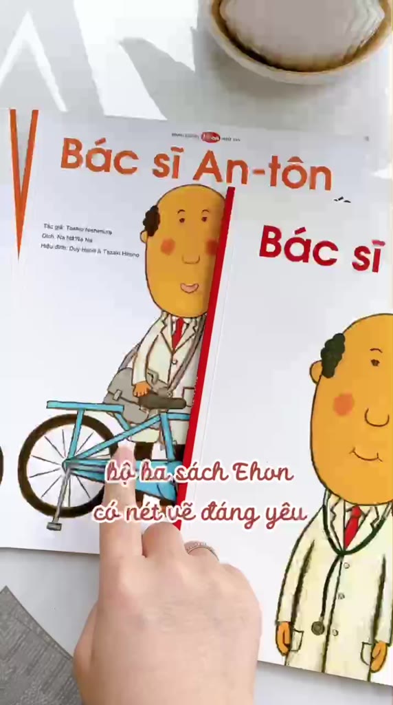 Sách Ehon - Phát triển tư duy cho bé 3 6 tuổi - Combo bác sĩ Anton (Tranh truyện ehon Nhật Bản cho bé) | BigBuy360 - bigbuy360.vn