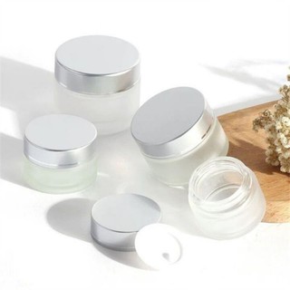 [Combo 100 cái] Hủ Đựng Mỹ Phẩm / Lọ Chiết Mỹ Phẩm Có Nắp Chống Tràn 5gr/10gr/20gr Trắng và Nâu