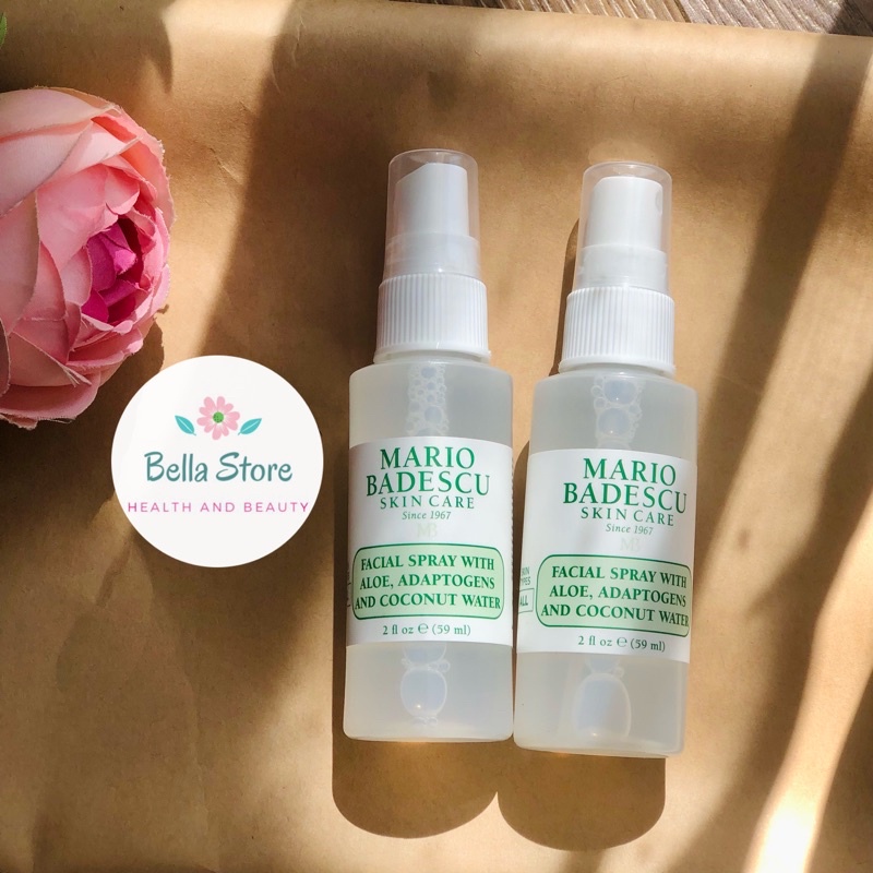 Toner thảo mộc dưỡng ẩm dạng xịt Mario Facial Spray