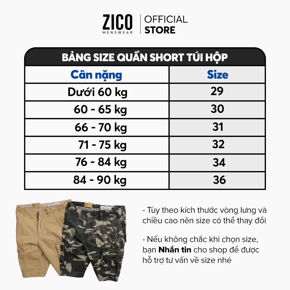 Quần Short Túi Hộp Hoạ Tiết Rằn Ri - Chất Vải Kaki Dày Dặn, Bền Màu AB015