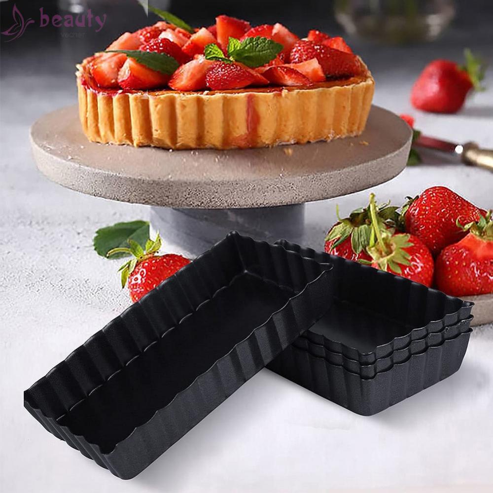 Khay Nướng Bánh Tart Chống Dính Hình Chữ Nhật Chất Lượng Cao
