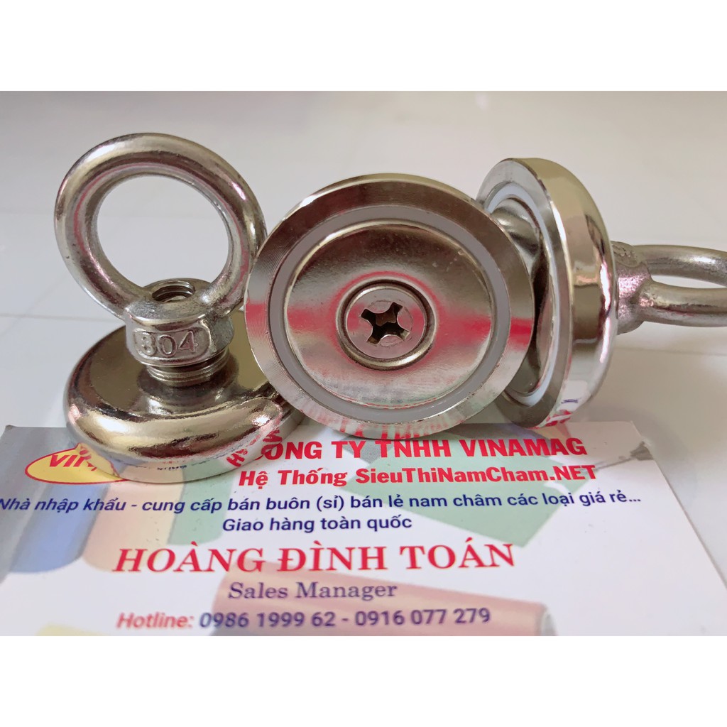 Nam châm cứu hộ d42mm HÚT 30KG LOẠI NAM CHÂM SIÊU MẠNH