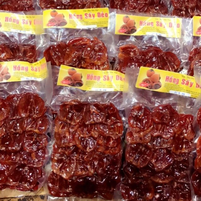 500g Hồng chẻ đôi sấy dẻo - Ăn Vặt Ngọc Hà