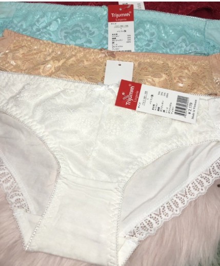Quần lót nữ cotton phối ren