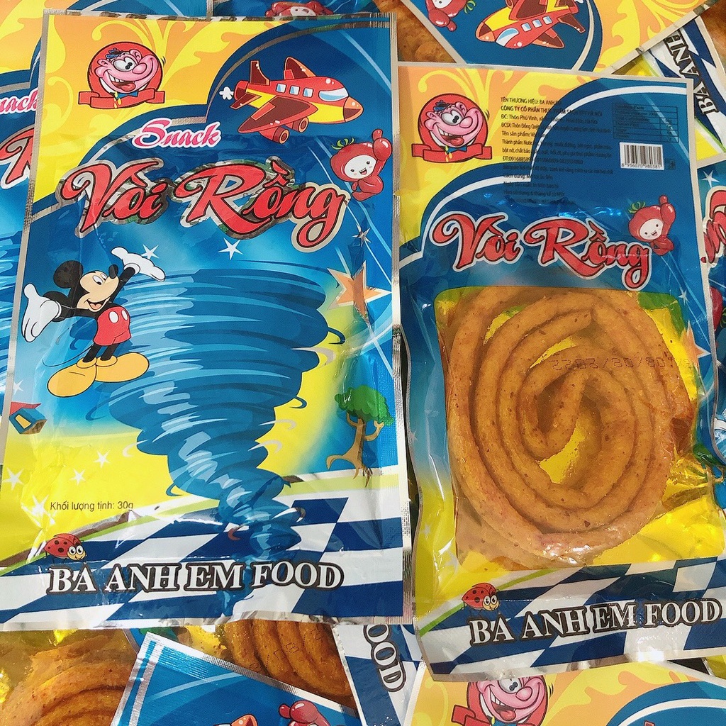 SNACK VÒI RỒNG BA ANH EM FOOD