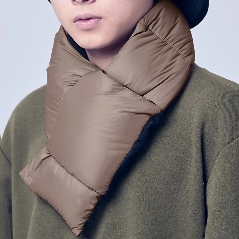 Khăn choàng cotton dày dặn giữ ấm chống gió phong cách Hàn Quốc cho nam nữ leo núi trượt tuyết mùa đông