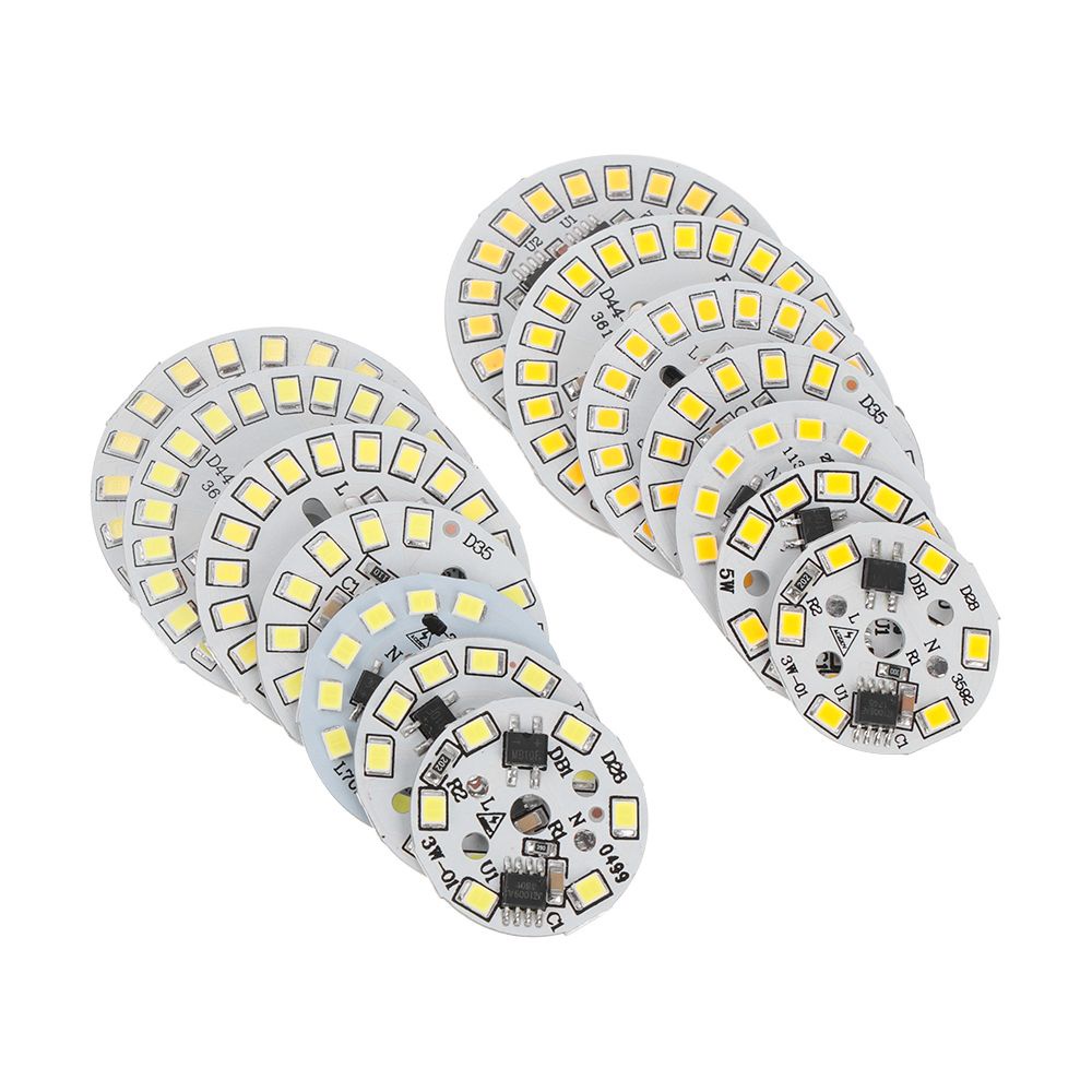Chip tấm đèn led tròn 2835 SMD 15W 12W 9W 7W 6W 5W 3W IC 220V thông minh