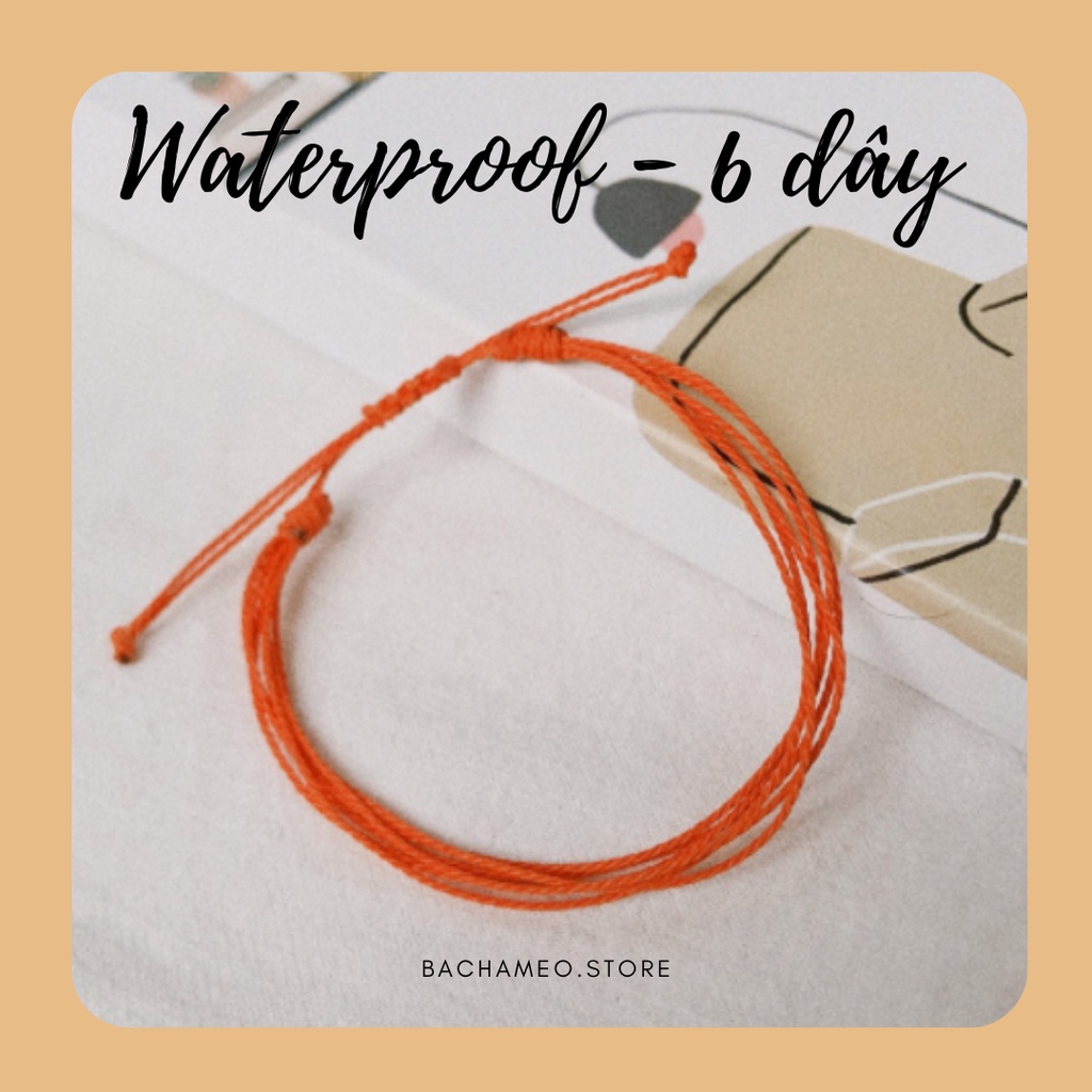 Vòng phối dây waterproof - Vòng tay/ vòng chân waterproof - Bac Ha Meo Store