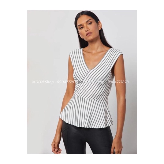 T180322-Áo ba lỗ BCBG kẻ