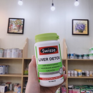 Viên uống Liver Detox Swisse 120 viên- Giải độc gan