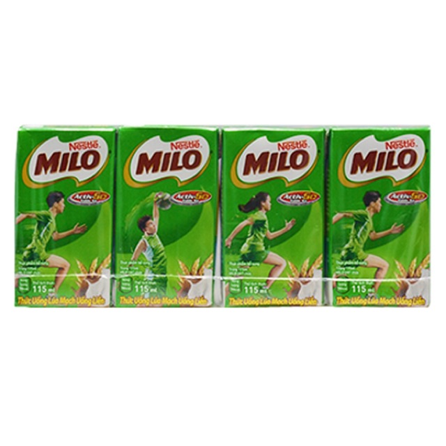 Thùng 48 Hộp x 115ml Milo Thức Uống Lúa Mạch