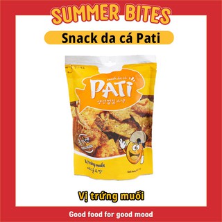 Snack da cá pati vị trứng muối thơm ngon 50g