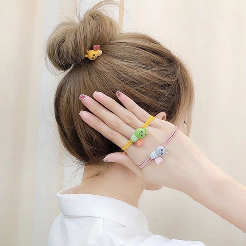 dây buộc tóc hình ong hoạt hình