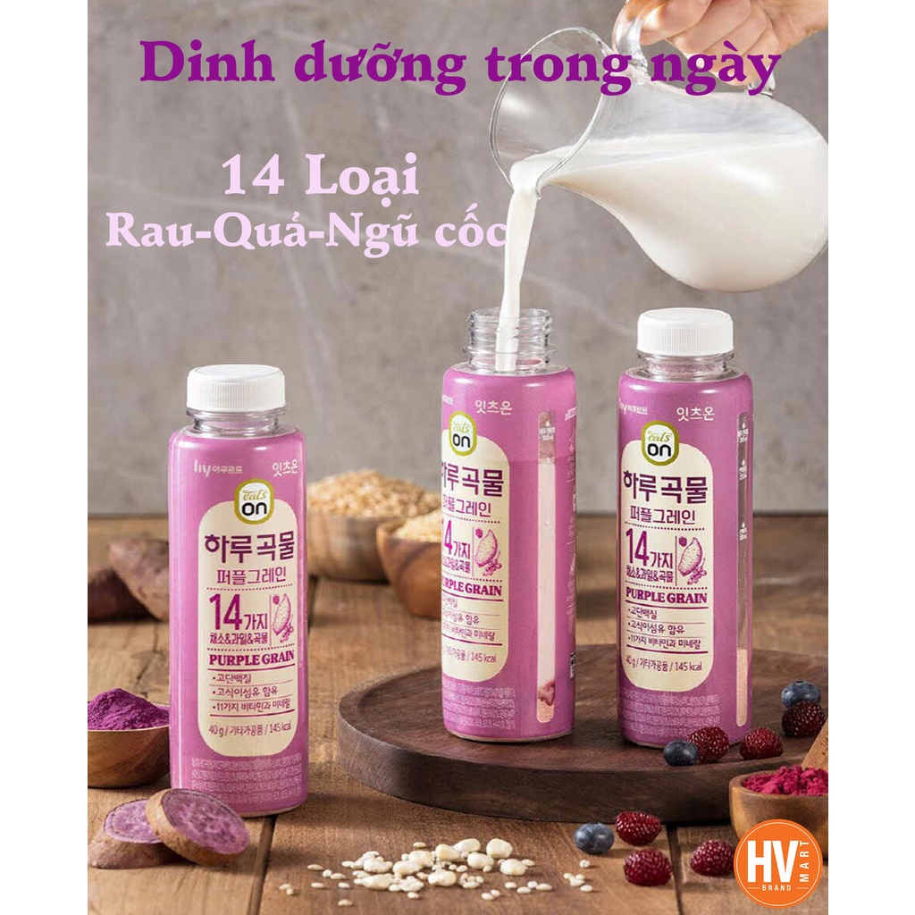 [Hàng Hot] Ngũ Cốc Một Ngày Của Hàn Quốc EatOn Chai 40g