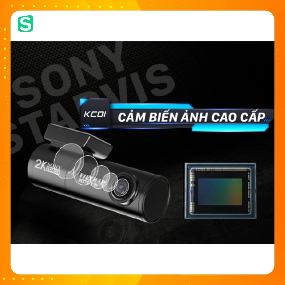Camera hành trình VIETMAP KC01 Pro Verson 2.0 Cảnh Báo Giao Thông - Cảm biến 2K Sony Starvis