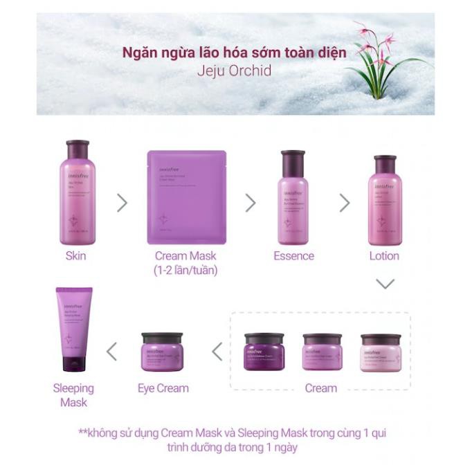 Sữa dưỡng ngăn ngừa lão hóa sớm từ hoa lan Innisfree Jeju Orchid Lotion 160ml