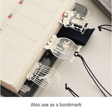 Set Bookmark kim loại có thể vẽ trang trí - Nguyên set